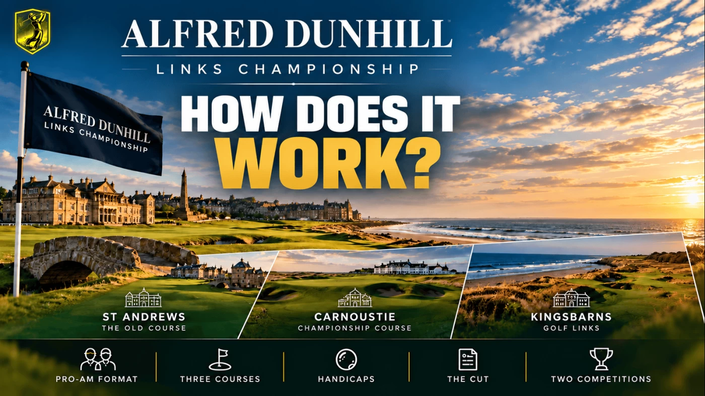 Cover image for How does the Alfred Dunhill Links Championship work?